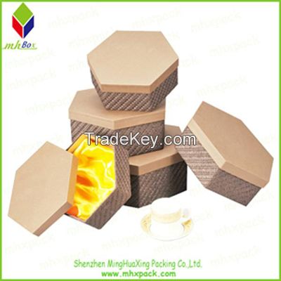 Beautiful Irregular Shape Paper Packaging Gift Box