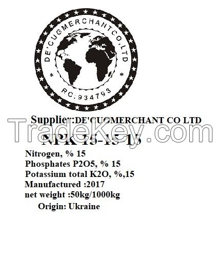 Compound Mineral  fertilizer NPK 15 15 15