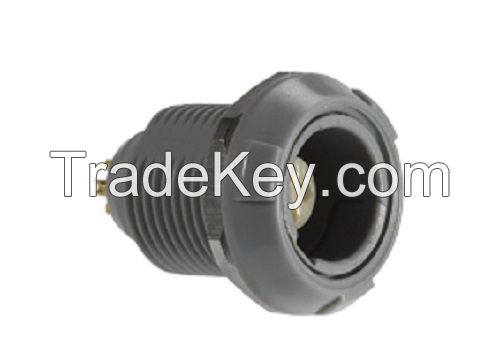 Redel plastic circular push pull medial connector male female pin PAG PKG PLG series PRG.M0.8GL.