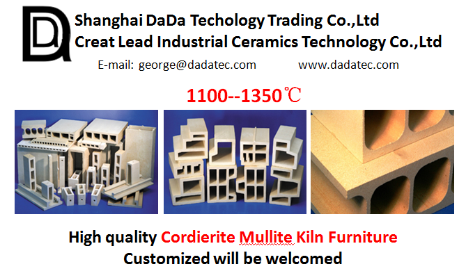 Industrial ceramic Cordierite Mullite Kiln Accessories Kiln Furniture with temperature 1350 degree