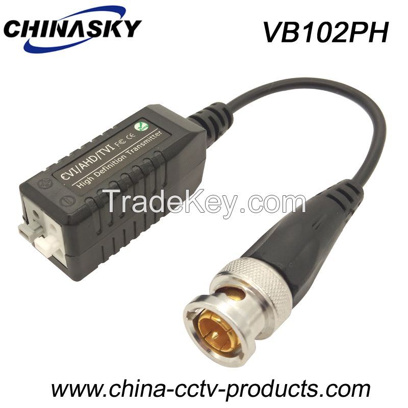 Single Channel UTP Video Balun for CCTV Camera (VB102pH)