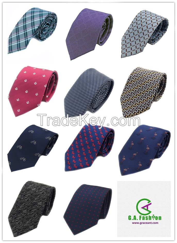 Fashion Accessories Customized Design Mens Silk Woven Neckties