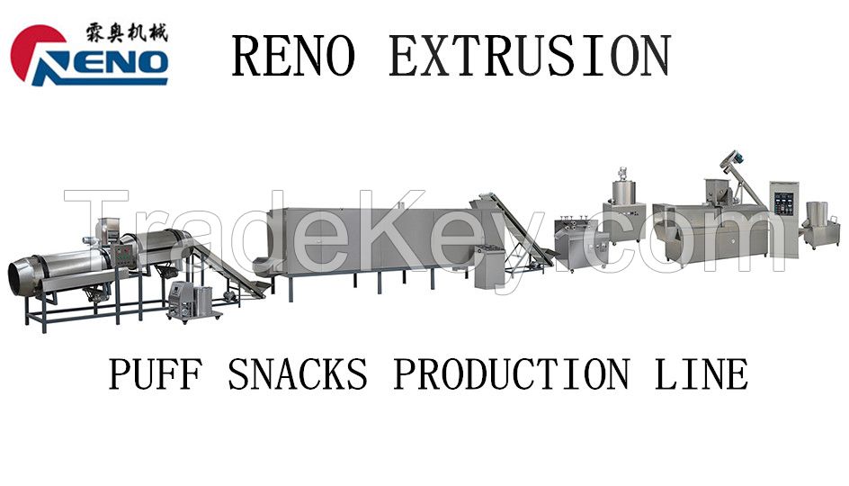 Reno Extrusion twins screw extruder snacks machinery