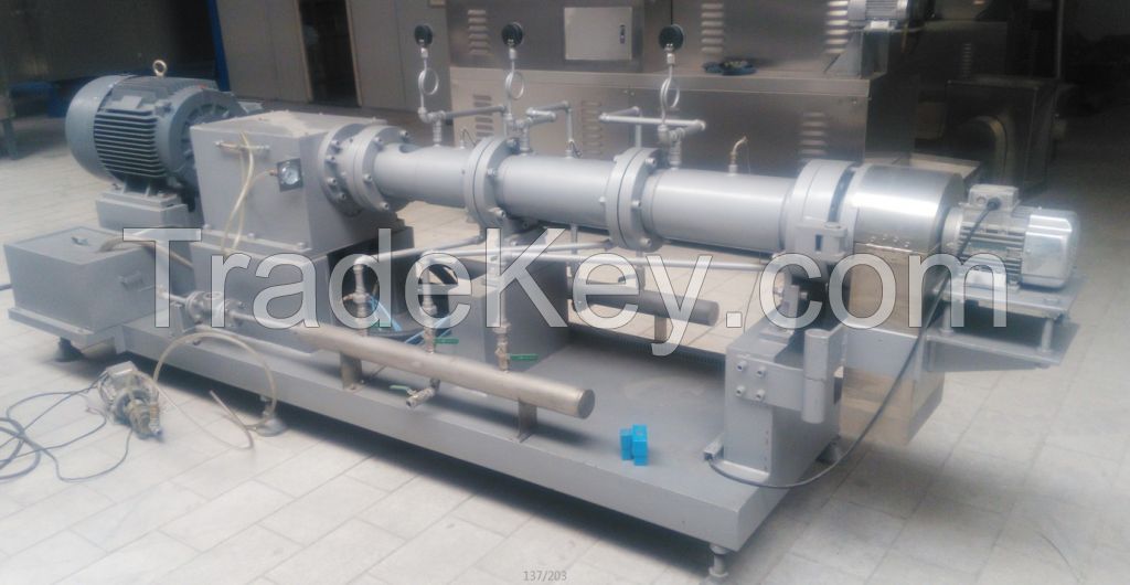 dog food machine twins screw extruder pet food production line