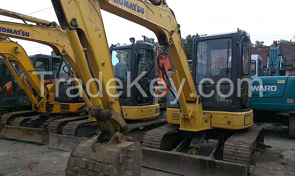 Used Komatsu PC55MR-2 Crawler Excavator