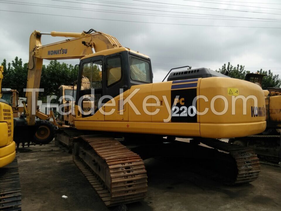 Used Komatsu PC220-7 Crawler Excavator