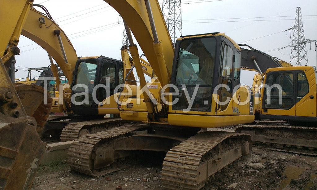 Used Komatsu PC200-7 Crawler Excavator