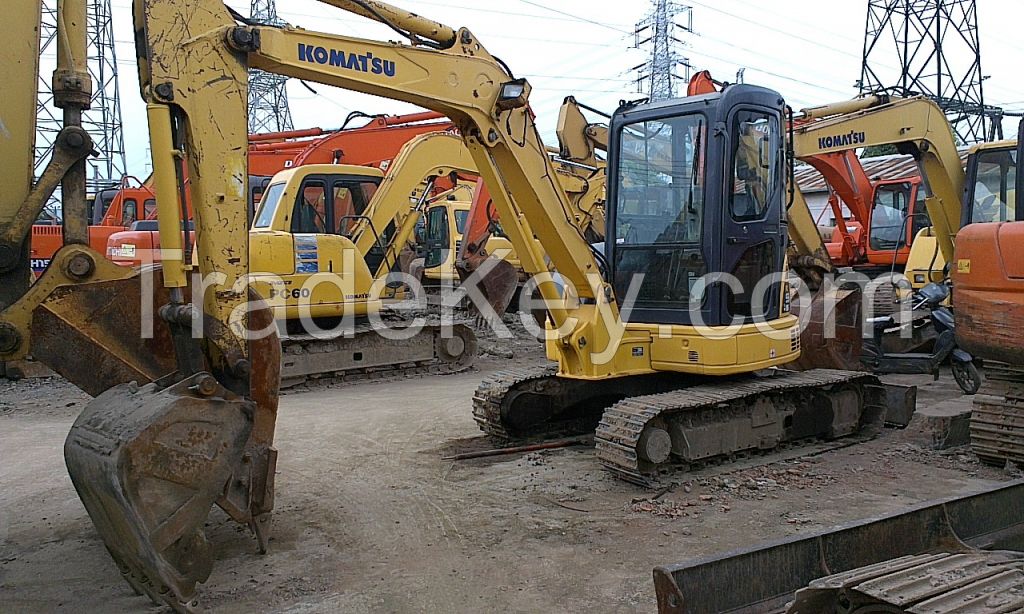 Used Komatsu PC55MR-2 Crawler Excavator