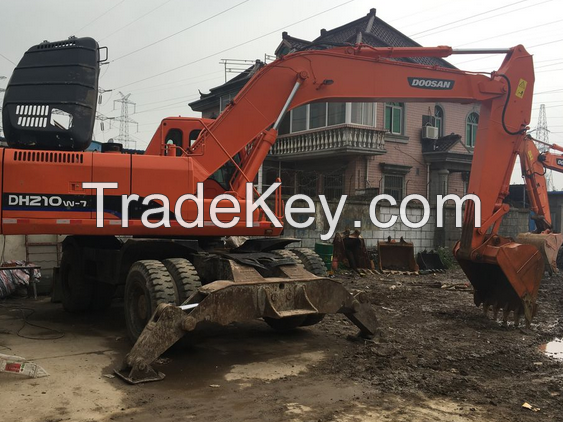 USED DOOSAN DH210-7 WHEELED EXCAVATOR