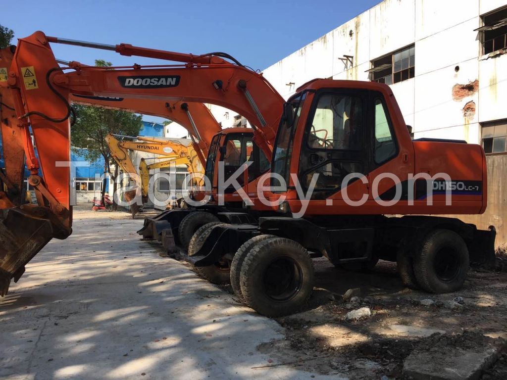 USED DOOSAN DH150-7 WHEELED EXCAVATOR