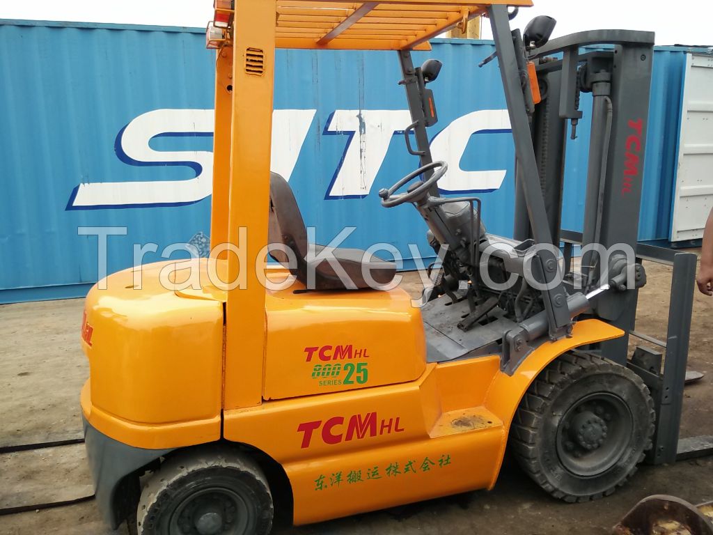 Used Best TCM  FD25T6 2.5ton forklift