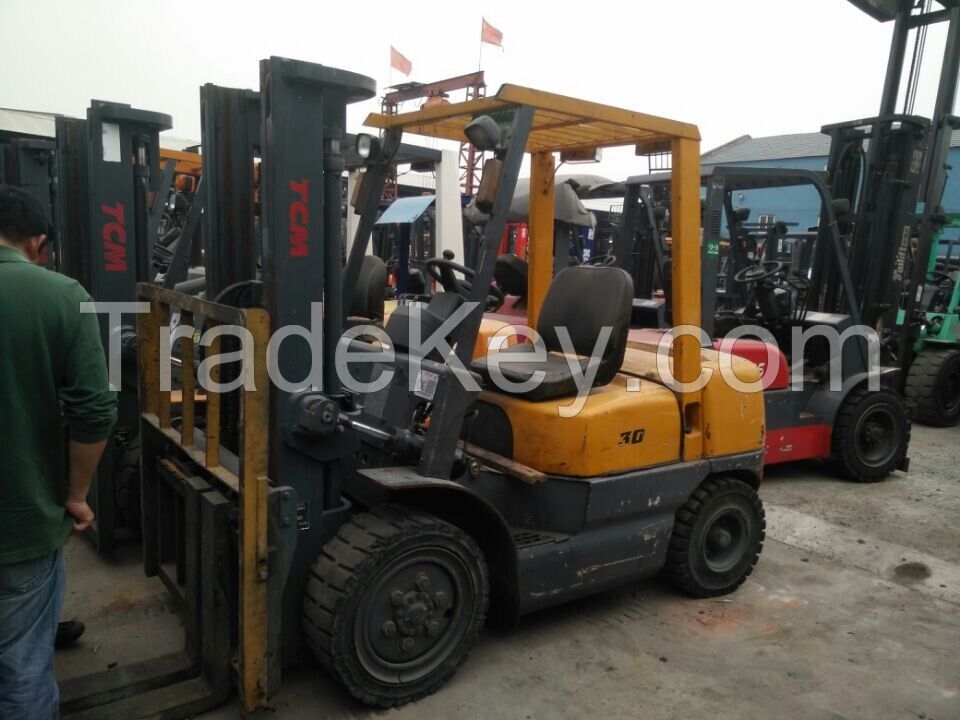 Used Best TCM  FD30Z5 3 ton forklifts