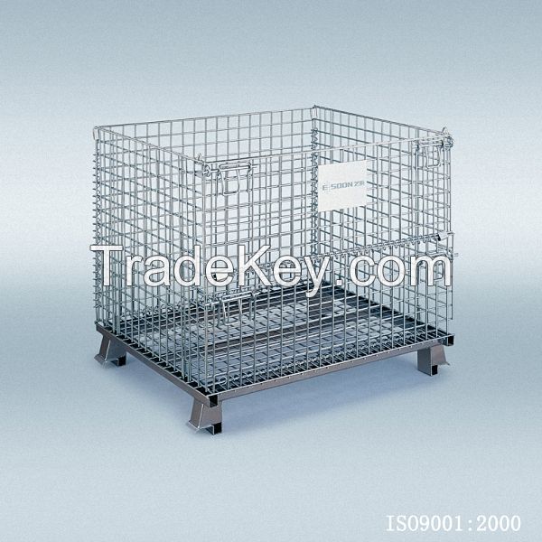 E-soon Stackable Metal Wire Containers