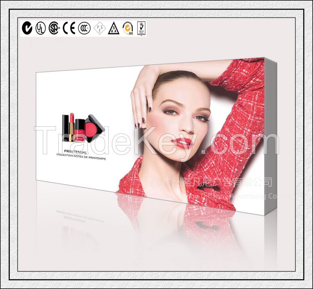 Top Sale High Quality Frameless Fabric Light Box Aluminum Light Box Df80-3 Advertising Light Box