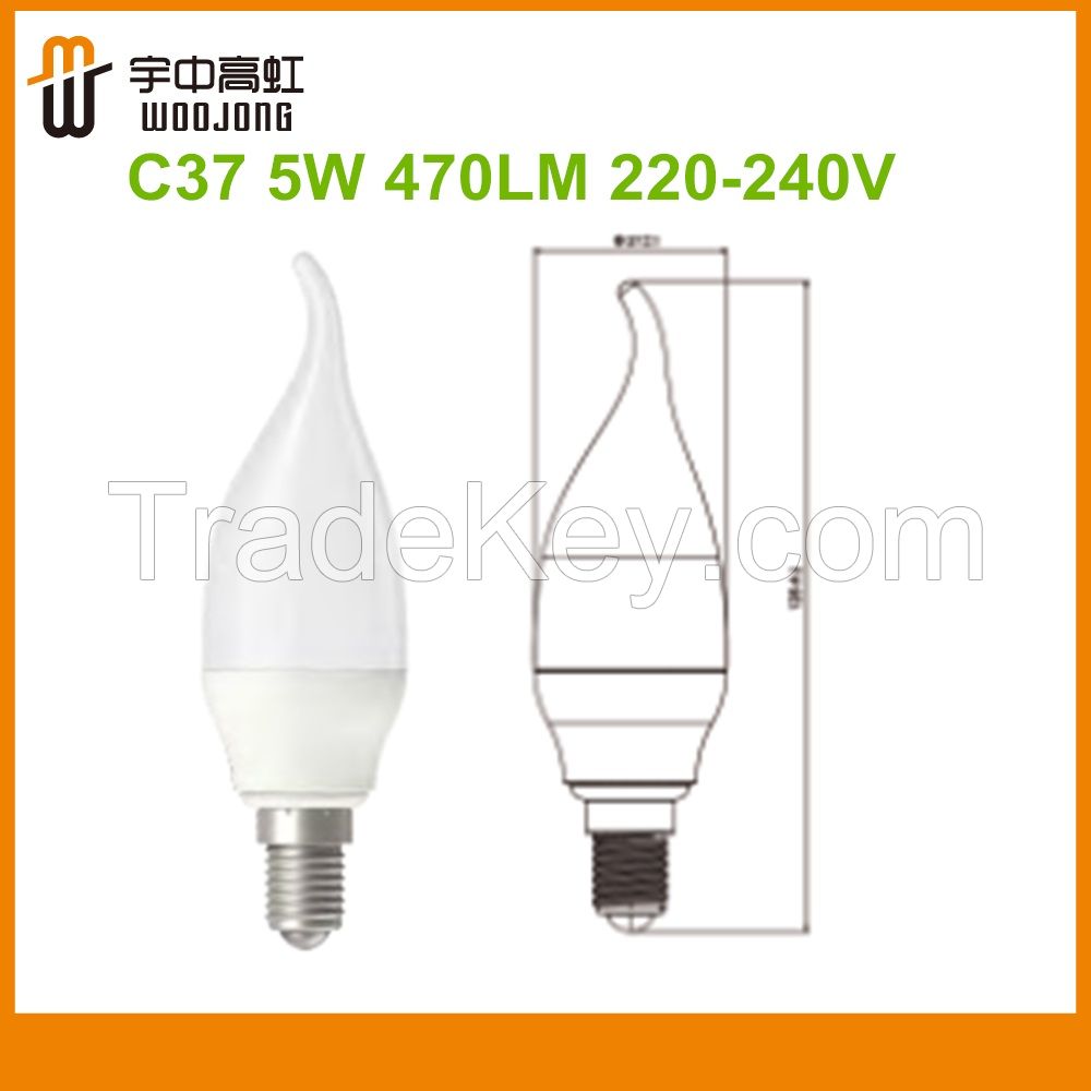 Most Selling Products 3W to 5W LED Candle Bulb with CE ROHS
