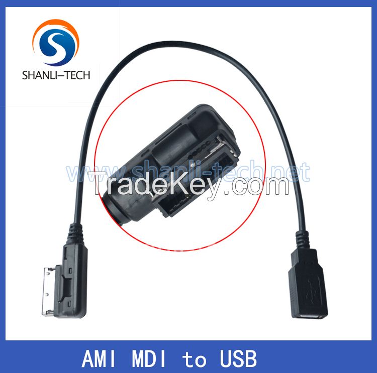 Audi AMI MMI to USB Aux Cable 