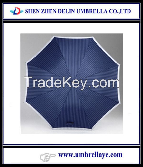 Fashion design umbrella wooden stick umbrella straight umbrella