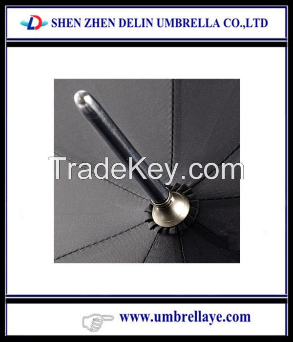 Top grade straight umbrella auto open golf umbrella straight umbrella Crook handle strong straight umbrella auto open umbrella