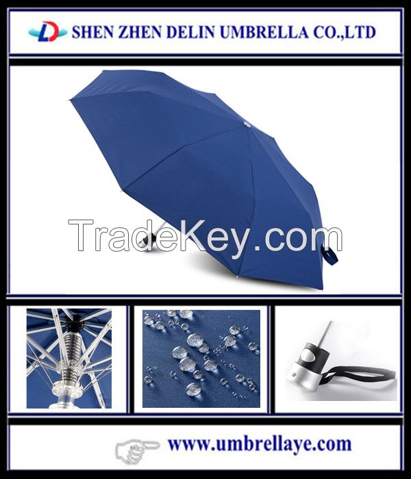 High quality auto umbrella waterproof umbrella 3 fold umbrella custom color umbrella wholesale quality umbrella