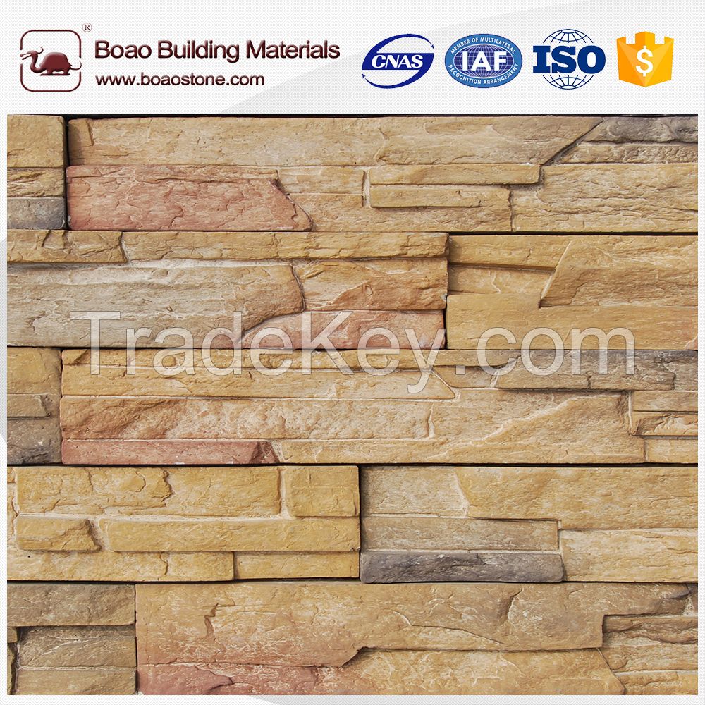 Artificial manufactured cultured stone