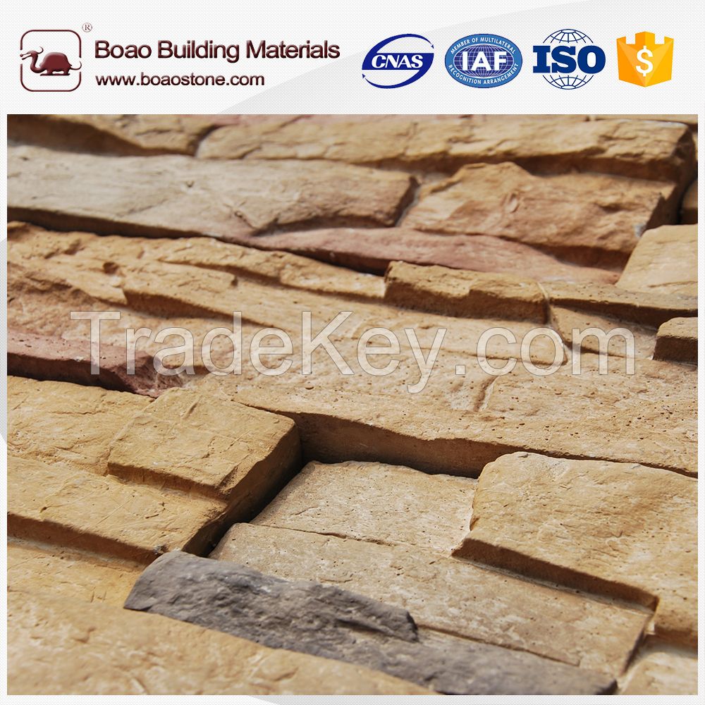 Artificial manufactured cultured stone