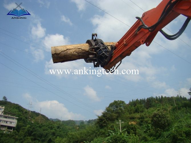Hydraulic Timber Grab for excavator wood