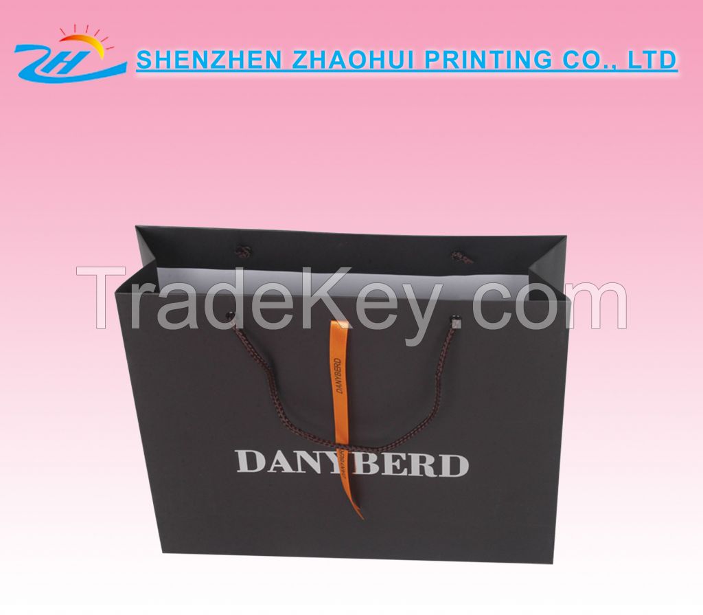 Custom Recycled paper shopping bag factory