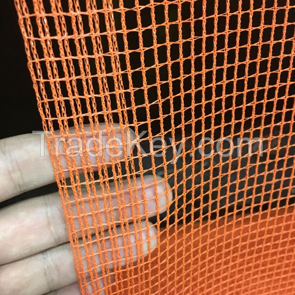 Orange safety guard netting scaffold debris netting