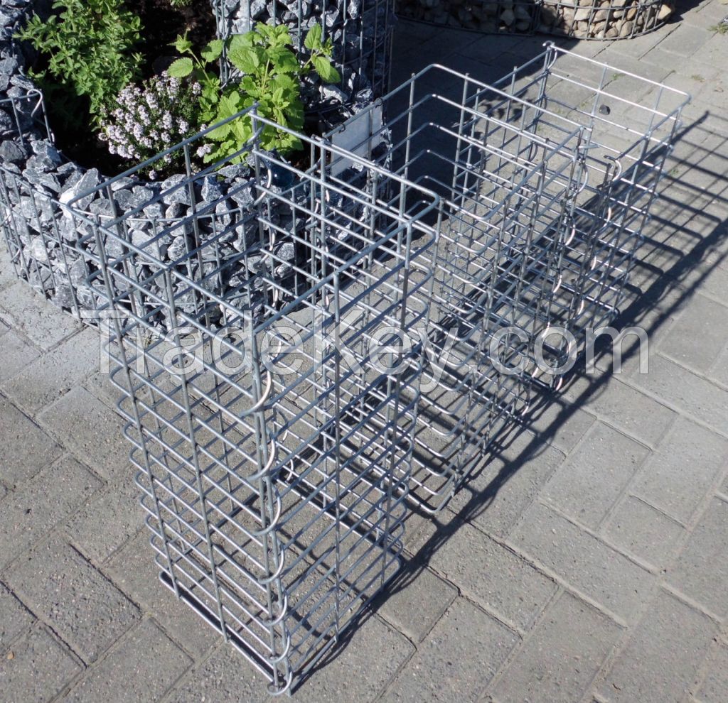 Hot Dipped Galvanized Stone Cage Gabion Basket Welded Gabion Box