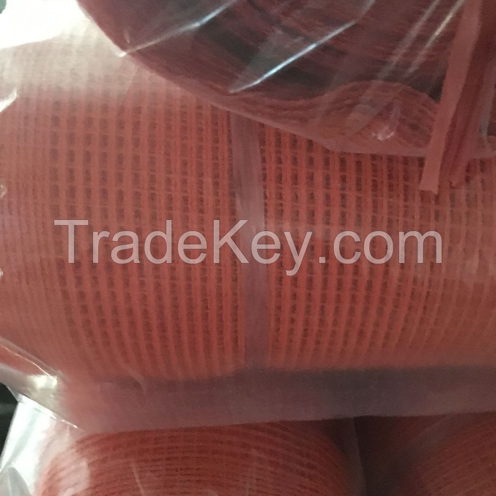 Orange safety guard netting scaffold debris netting