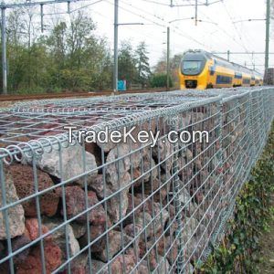 Hot Dipped Galvanized Stone Cage Gabion Basket Welded Gabion Box