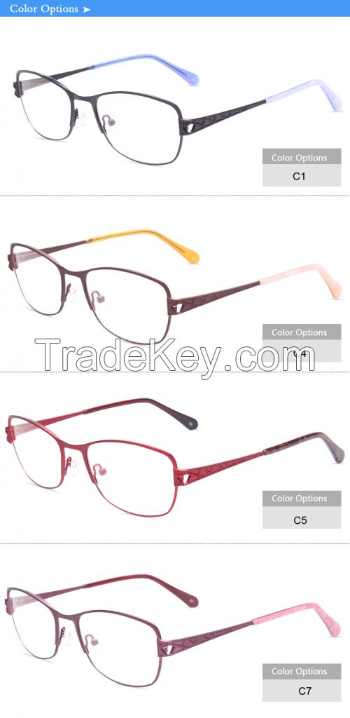 china wholesale optical frame manufacturer flexible eyeglass JC8038