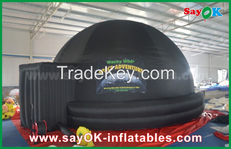 Customized Hangout Science Centers Mobile Stars Planetarium Cinema projection Tent 6m