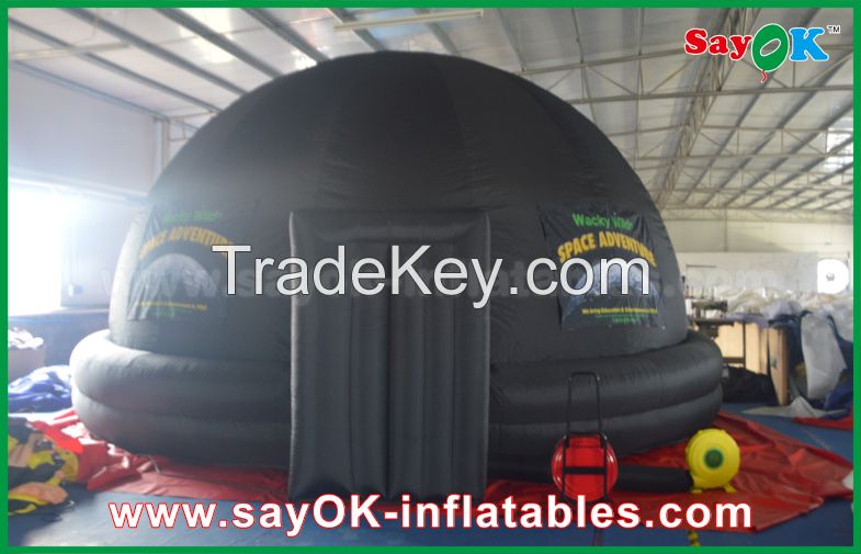 Film Show Inflatable Domes , Outdoor Portable Digital Planetarium Printed