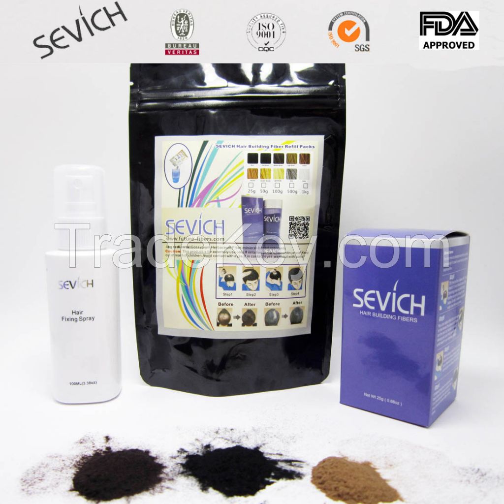 Technology OEM/ Custom Hair Loss Treatment Hair powder Hair Thickening Concealer Keratin Hair Fibers 