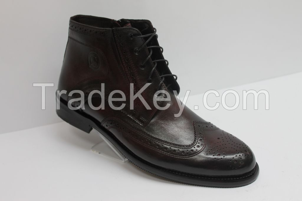 Men foowear Boots Inspector Genuine leather Classical Formal  Different colors S 8-13