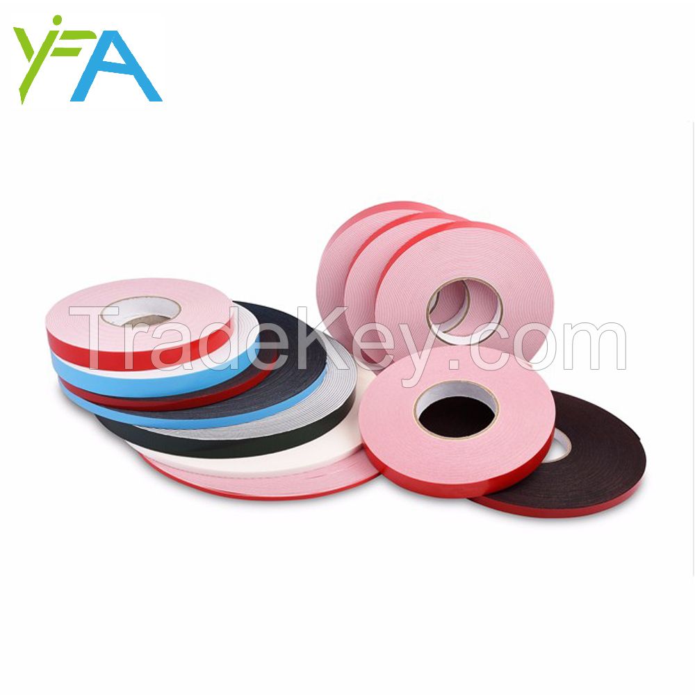 Factory wholesale white black adhesive foam tape