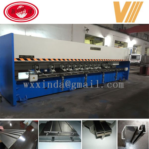 acp aluminum coper mild stainless plate cnc v grooving machine