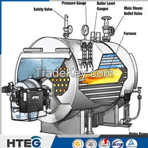 0.7 MW horizontal type 0.7 MPA output 95 input 70 hot water boiler