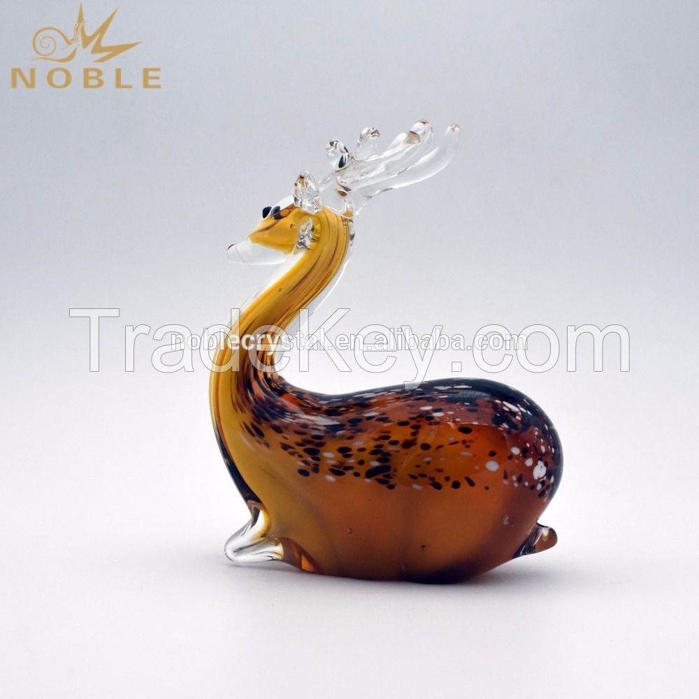 Modern Fashion Home Decor Hand Blown Glass crystal craft Glass Animal