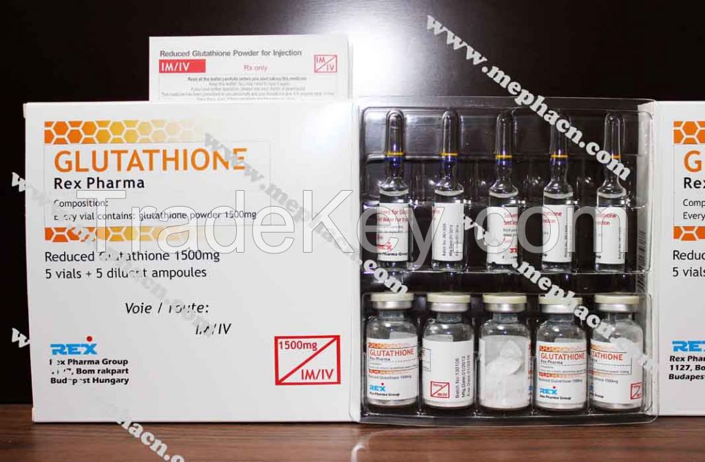 Rex 1500mg glutathione injection for skin whitening with good effect and competitive price