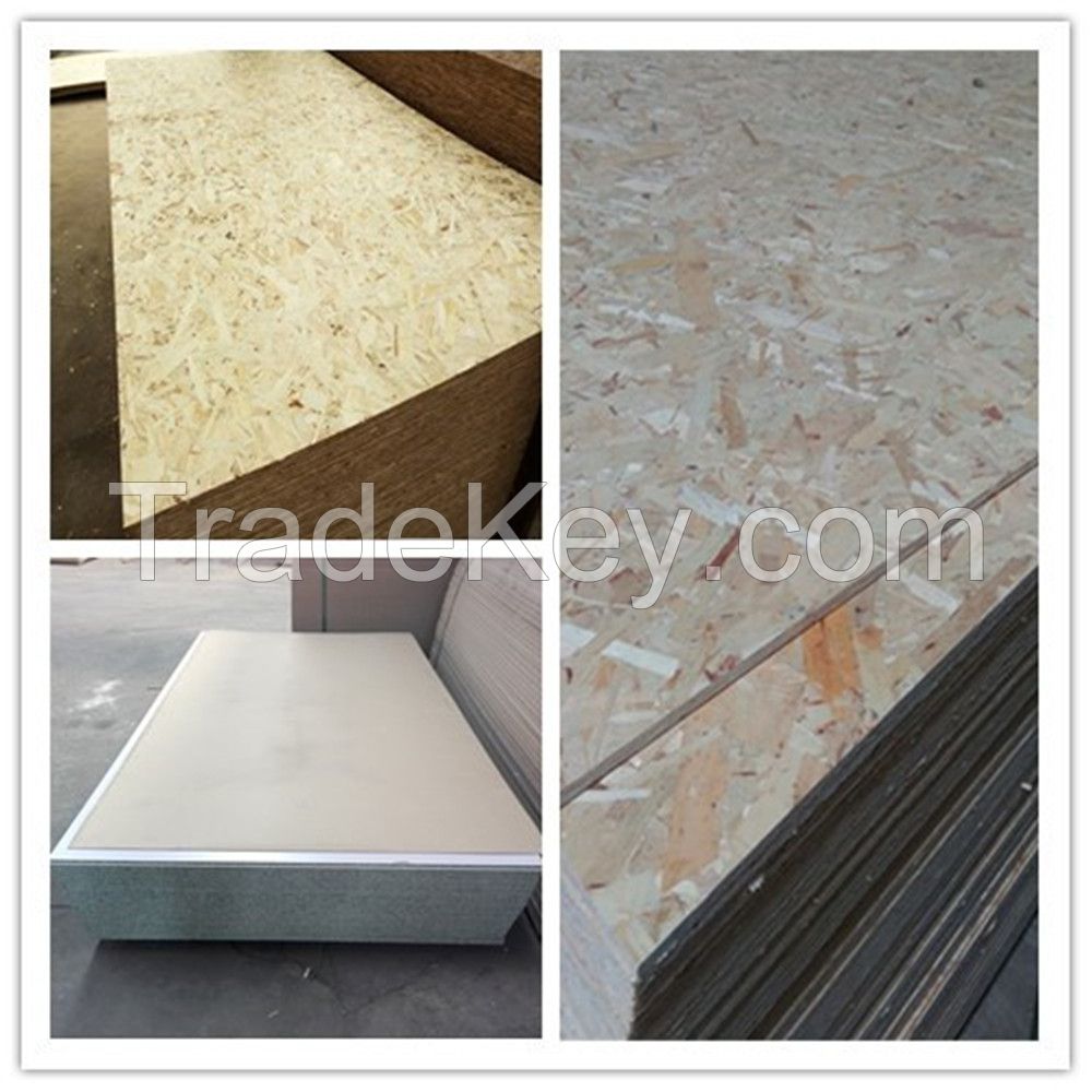 Cheap prices moistureproof OSB for roof sarking,furniture,portable building