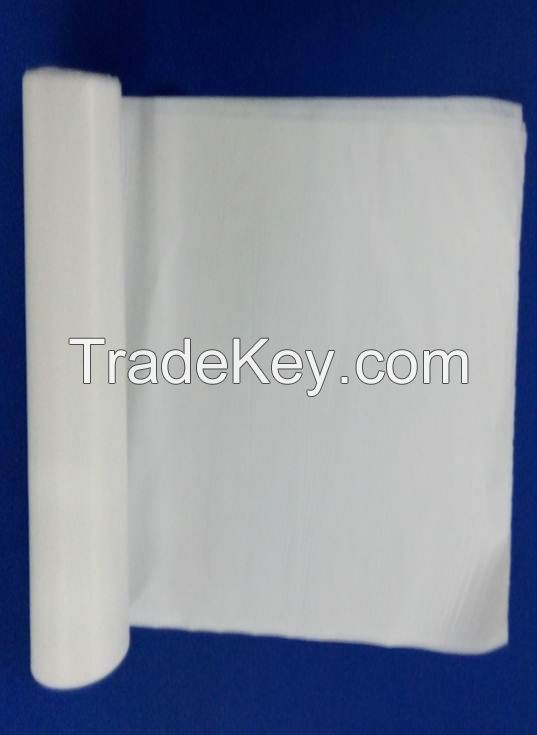 HDPE WHITE FLAT BAG ON ROLL 