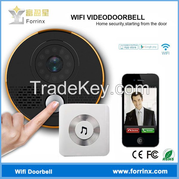 Forrinx Waterproof IP55 IP Wifi Doobell Camera