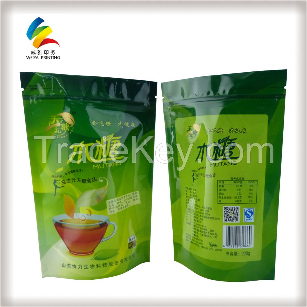 custom food grade stand up vacuum food packaging retort pouch with zipper