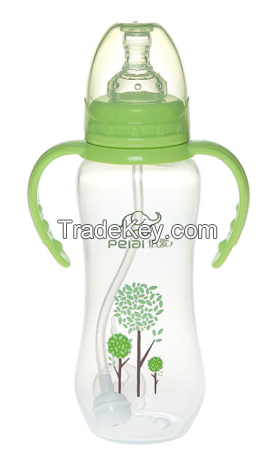 240ml Standard neck PP gourd feeding bottle with handle