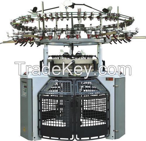 Single Computerized Terry Jacquard Circular Knitting Machine