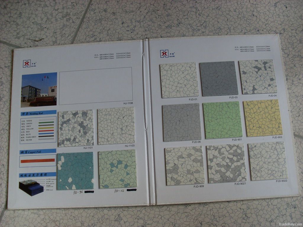 ESD vinyl tile