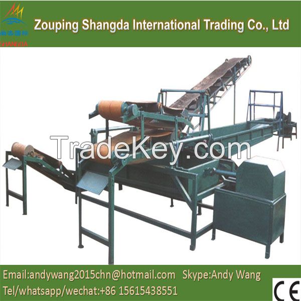 waste tyre/tire recycling plant/Rubber powder magnetic belt separator
