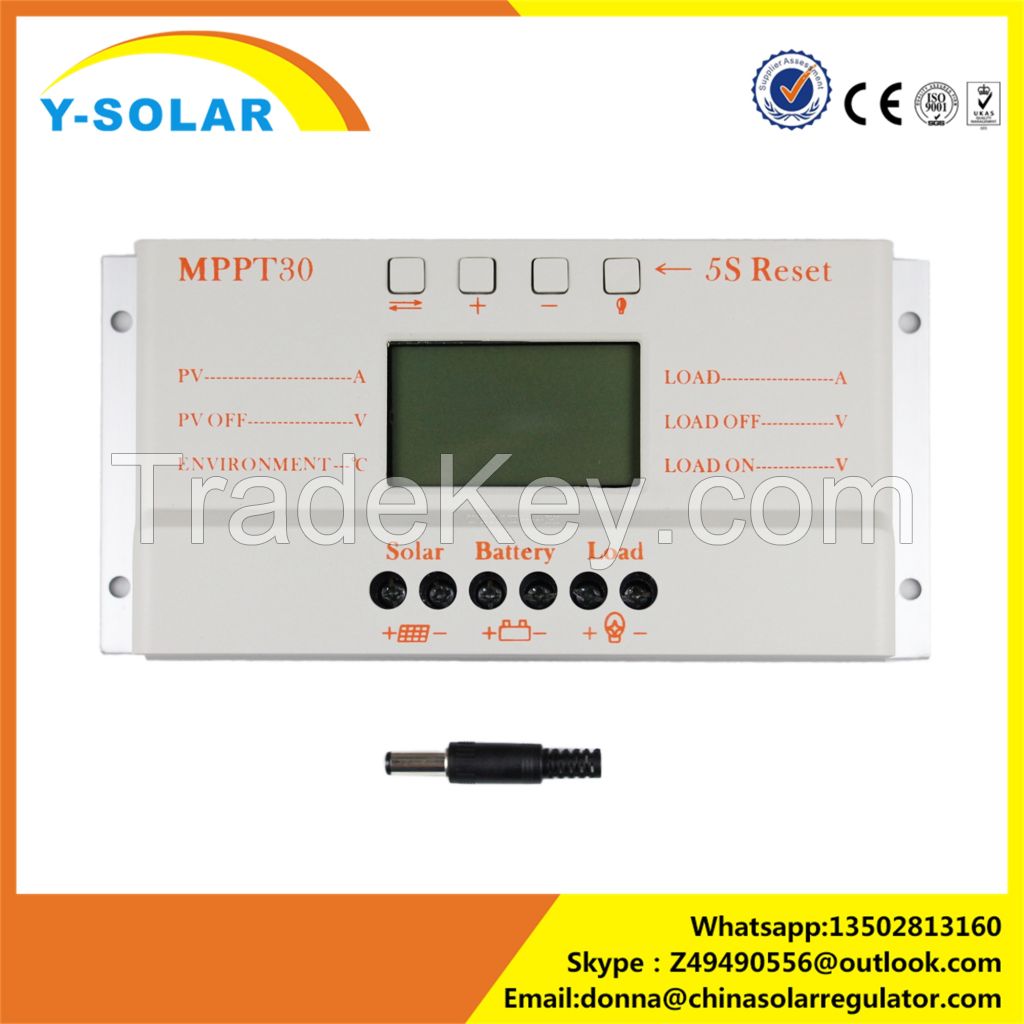 Y-SOLAR M30 Solar Charge Controller 30A